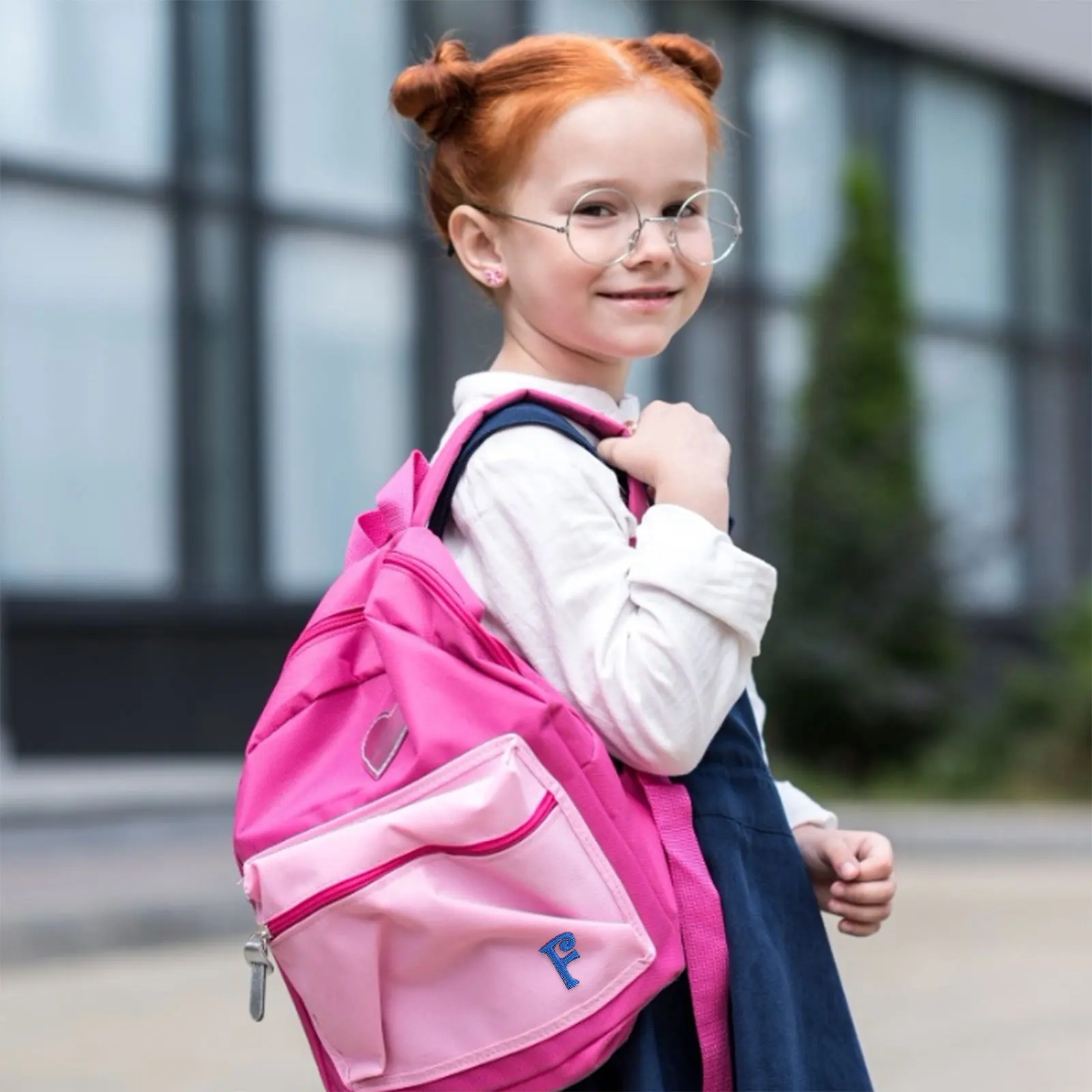 

26Pcs Blue Alphabet Letter Patches Iron on Sew on Apparel Applique for DIY Clothing Bags Hats Embroidery Sticker Cloth