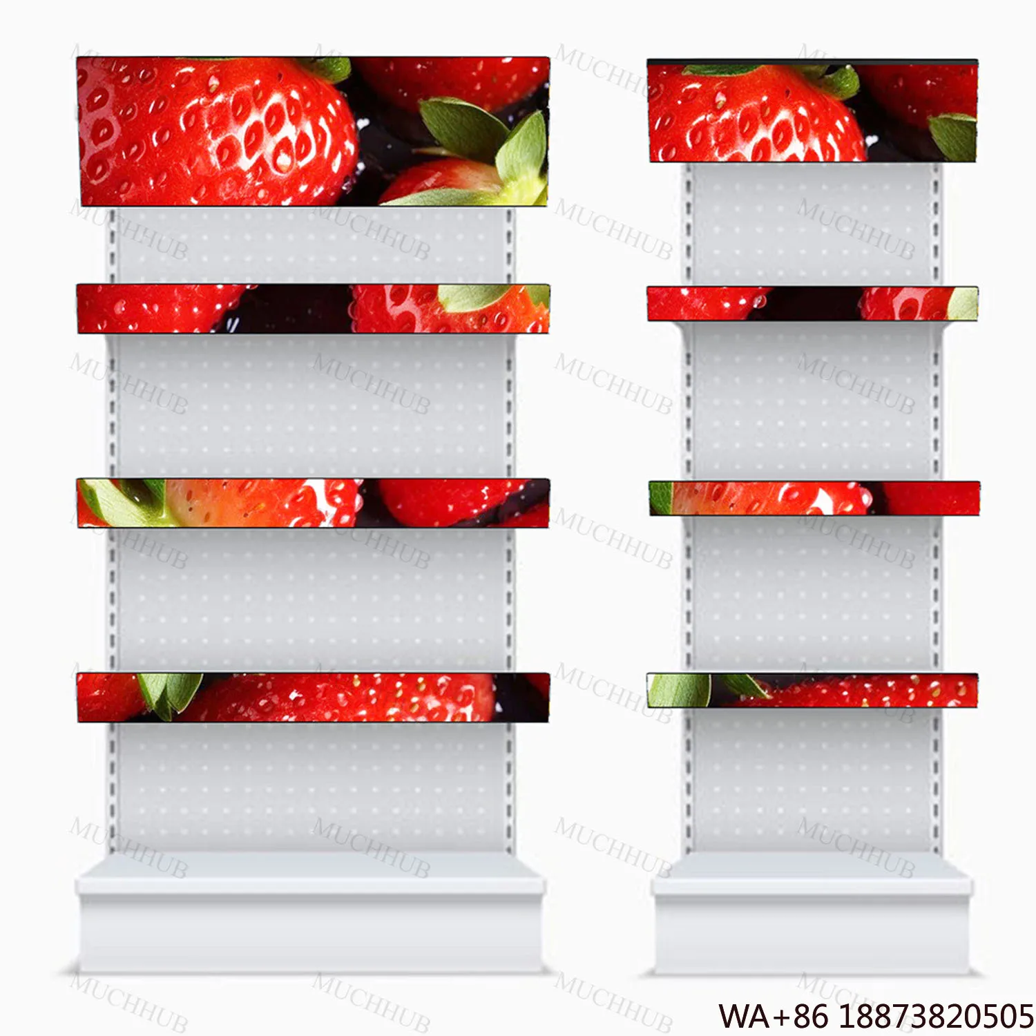 

Светодиодный цифровой ценник, растянутый стержень, ЖК-дисплей, электронная этикетка на полке Esl