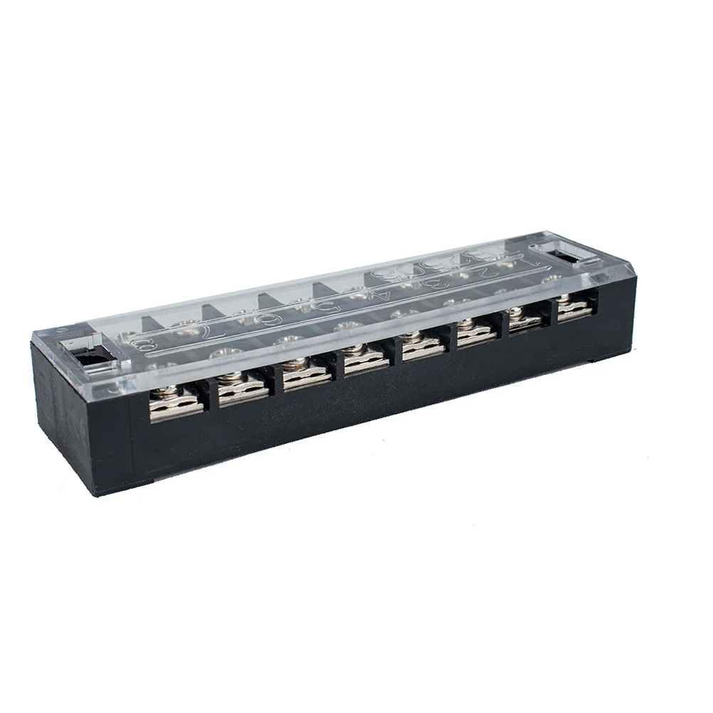 

5Sets Power Terminal Strip Dual Row Screw Positions Insulated Barrier Strip Safer Wiring Connection Terminal Block