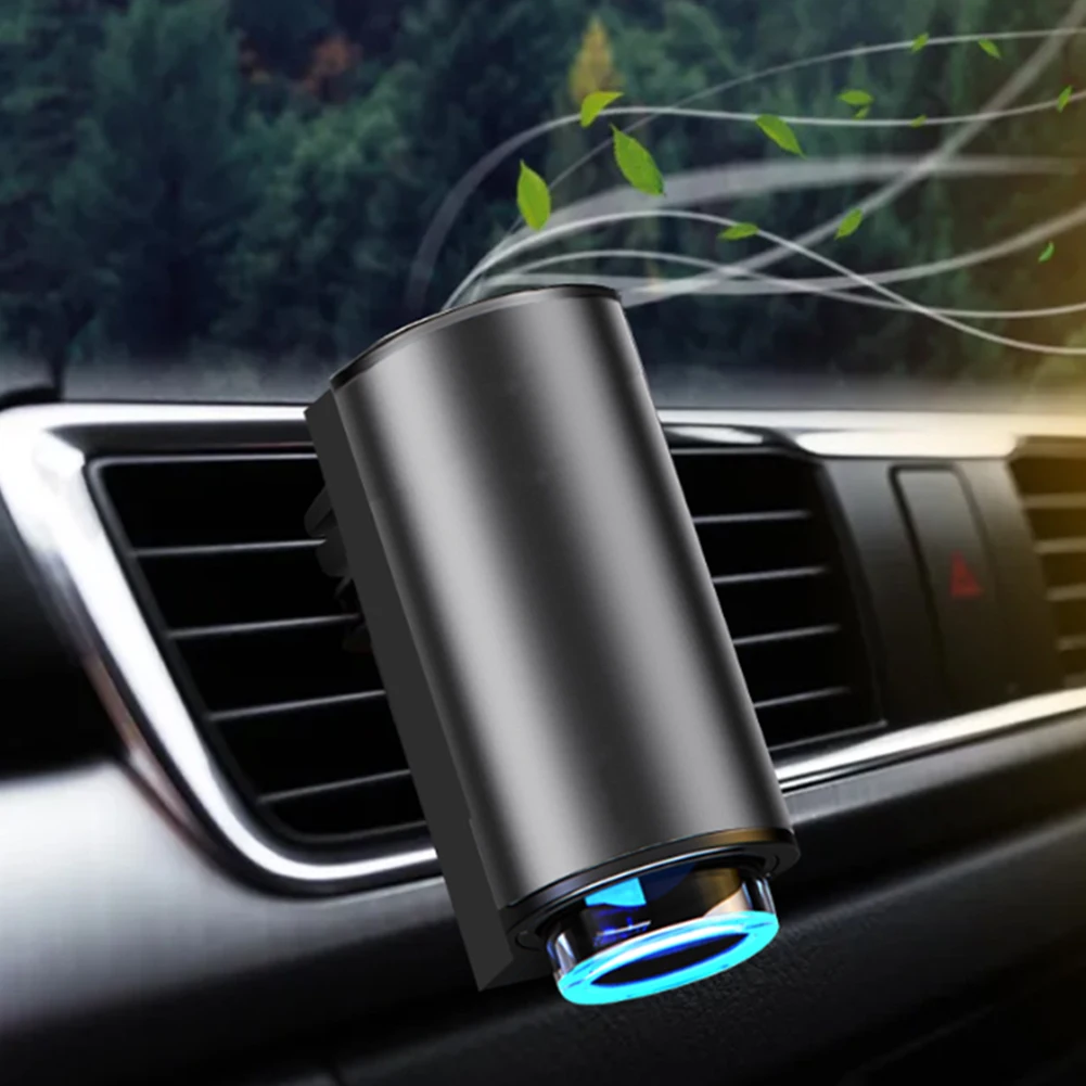 

Adjustment Wireless Car Aromatherapy Air Purifier Aluminum Alloy + ABS Car Car Perfume Clip Essential Oil Fragrance 56g