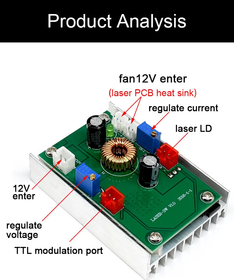 عدسة تركيز بالليزر زجاجية كروية بقطر 10 مم، مكثف بصري مع طول بؤري F50 مم وسمك 2.3 مم للتشغيل الدقيق