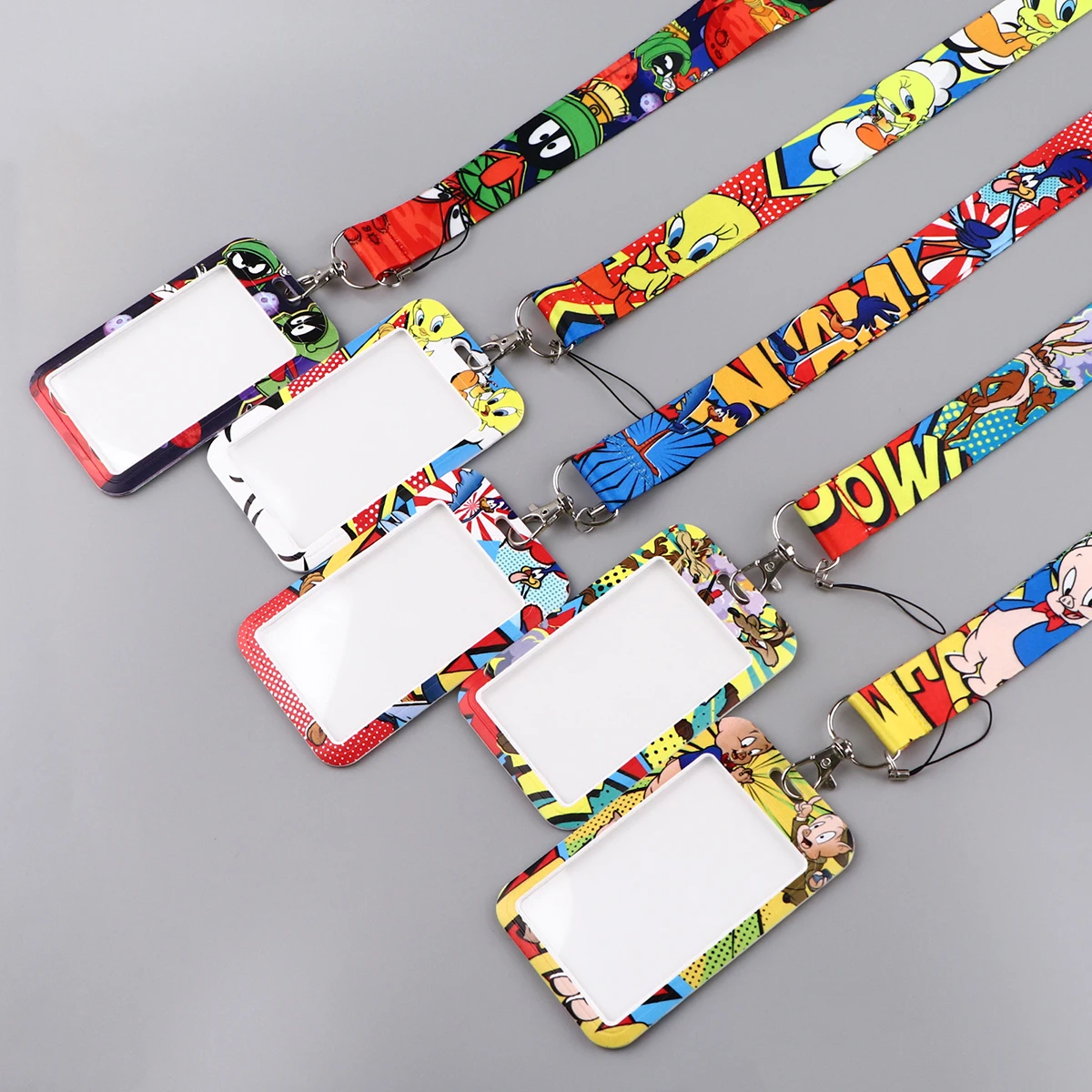 Cartoon Animation Figures Lanyard for Key Neck Strap lanyards id badge holder Keychain Key Holder Hang Rope Keyrings Accessories