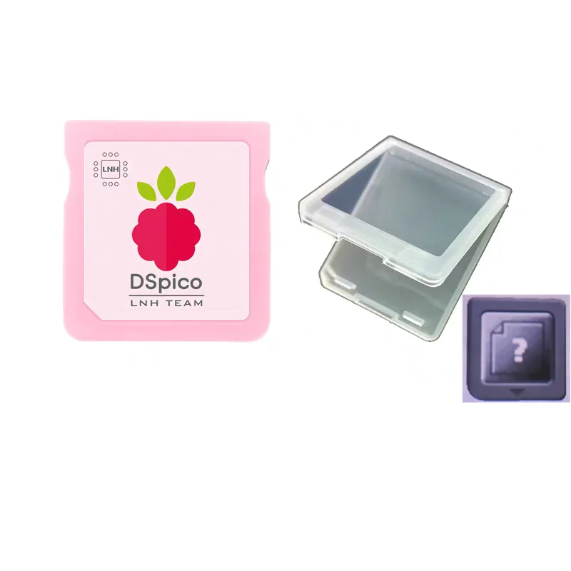 DSPico Flashcart DS Pico Neuer Cart für ALLE DS/DSi/3DS/2DS Einfache Konfiguration Nur PICO-Karte und Kunststoffgehäuse