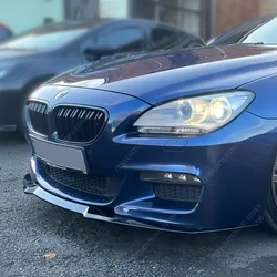 Gloss Black CS Style Front Bumper Lip Spoiler Splitter Diffuser Retroft For BMW F06 F12 F13 640i 650i 640d M Sport 2012-2018