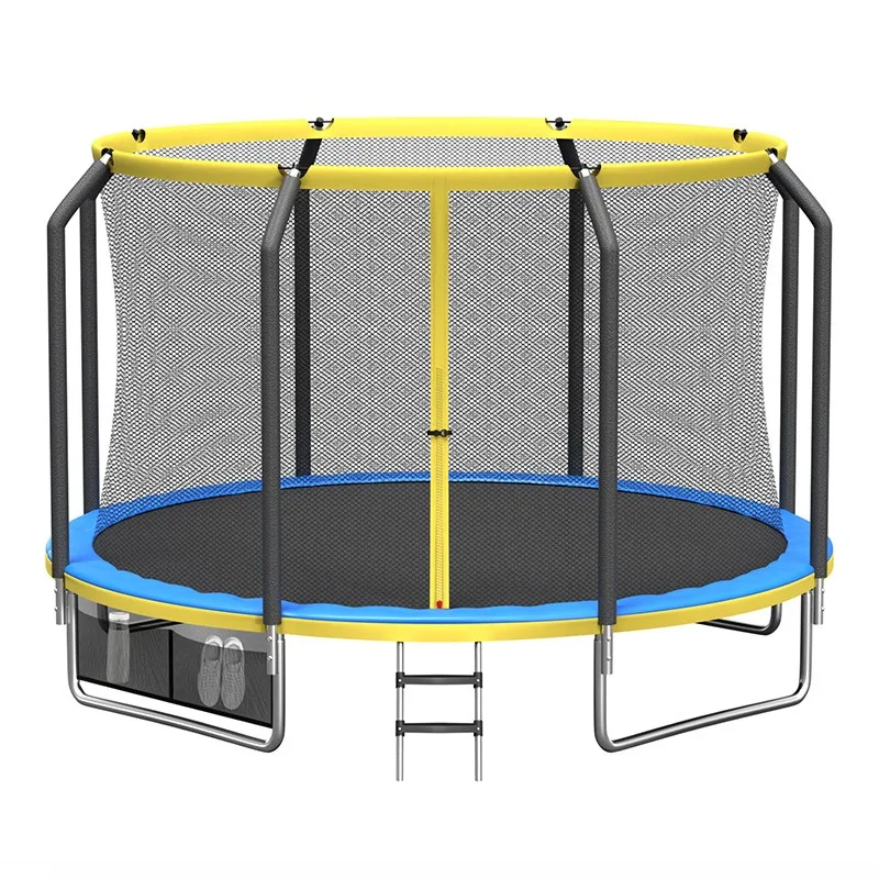 

2026 New 14-Foot Outdoor Recreational Trampoline with Safety Net: Sturdy Design, Perfect for Family Fun and Outdoor Fitness