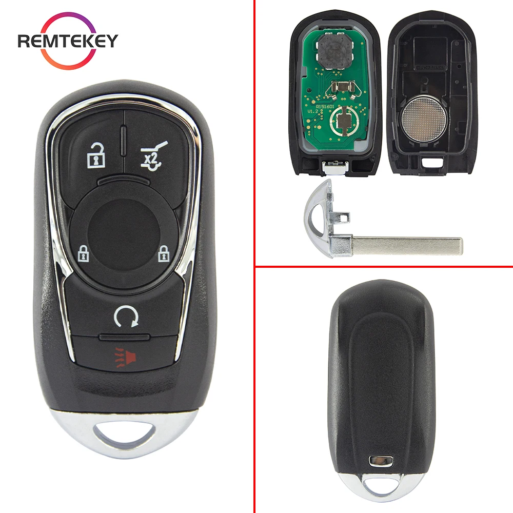 

REMTEKEY Smart Remote Car Key Fob HYQ4AA/HYQ4EA ID46Chip for Buick Regal Encore Enclave Envision LaCrosse 315/433 Mhz