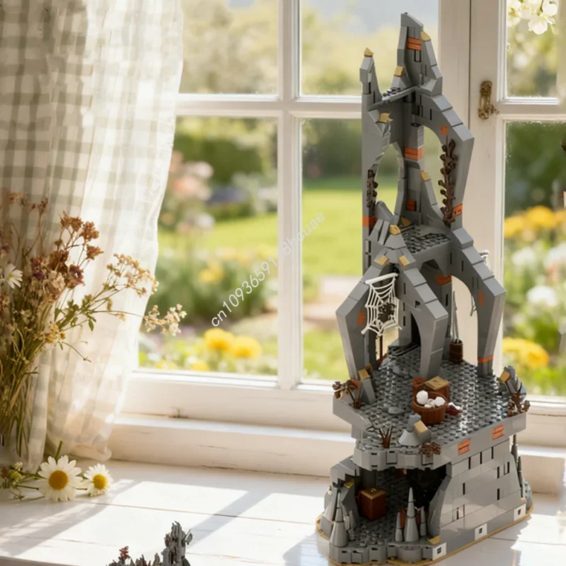 1036-teiliges MOC UCS Dol Guldur Teil 6 8 Der Herr der Ringe Modellbausatz Architektur-Spielzeug Festivalgeschenk Idee Bildungs-Bausteine