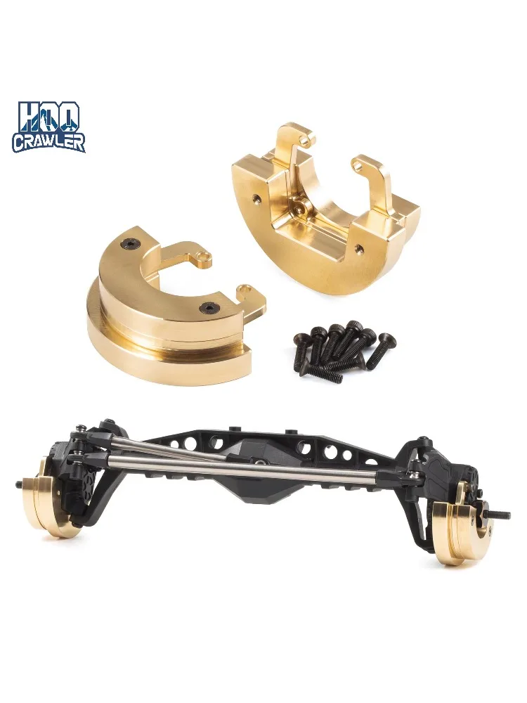 Split-Messing-Gewichtsset, niedriger Schwerpunkt, Gewichtsset für Axial Vanquish Capra SCX10 III AR45 Portal-Achse, 1/10 RC Crawler, LCG-Upgrade