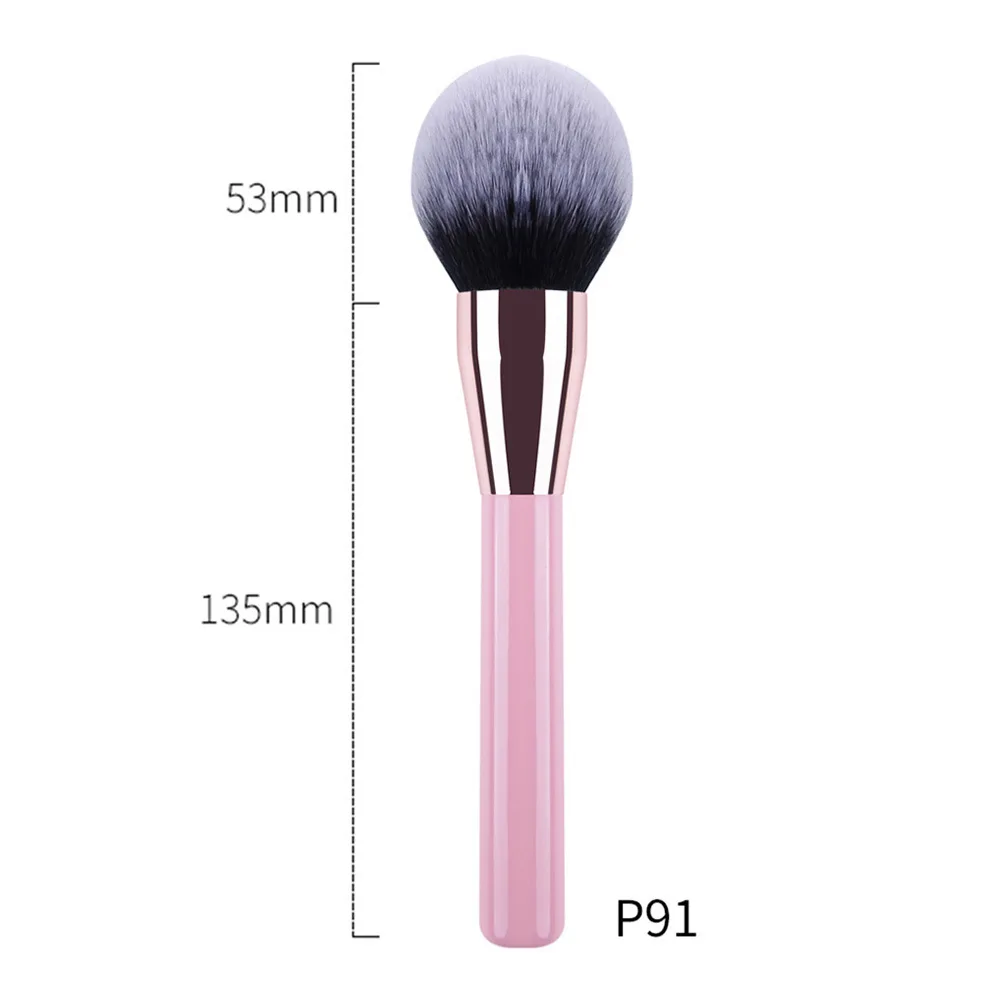 New Powder Handle Soft Hair Large Honey Brush Makeup Tool Blush Setting Highlighter Powder Makeup Brush