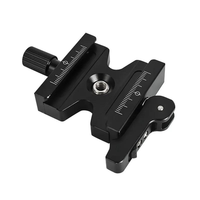 Double Lock Camera Quick Release Clamp Camera Clamp Aluminum Tripod Adapter Quick Mount Accessories for dslr Camera