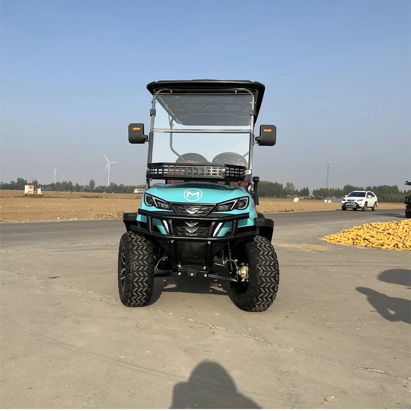 Brand New style Factory 2+2 Seat Sightseeing Bus Club Cart Golf Buggy Hunting Car with CE Certificationgolf cart