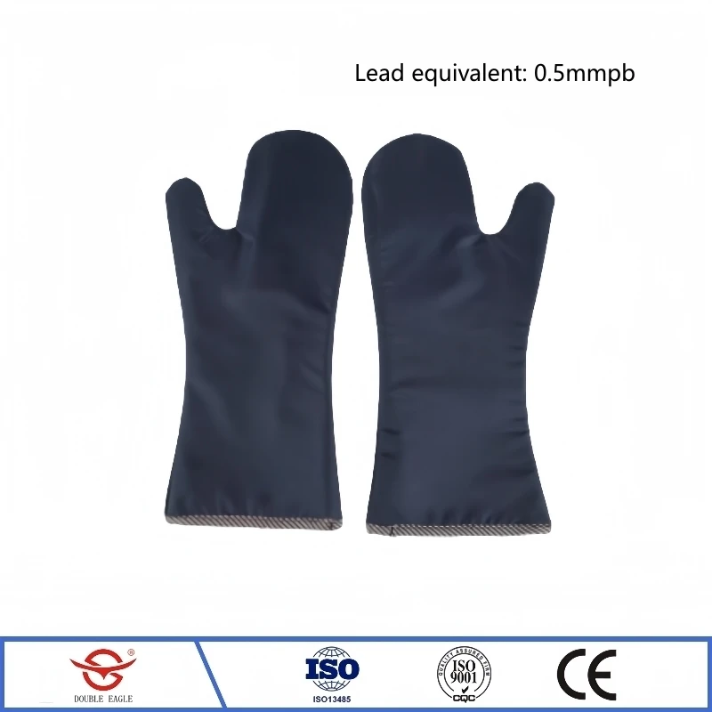 

X-ray gamma ray protective 0.5mmpb syndactylous lead gloves radioactive laboratory radiological protection lead accessory