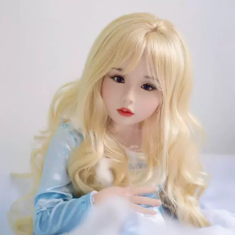 Cosplay Princess Wig for Girls Synthetic Hair Extensions Long Curly Hair with Bangs Big Waves Light Golden Color for Kids