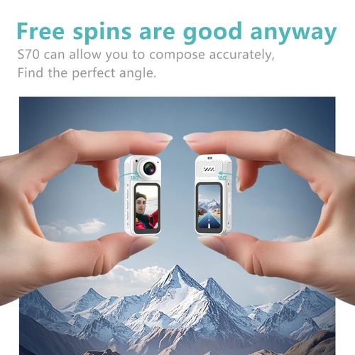 Imagen 2 del producto Cámara deportiva GEYUNE Thumb 2.7K HD 180 °   Gire WIFI Sport DV Ciclismo Grabador Atracción magnética al aire libre 1.47'' Cámara de acción