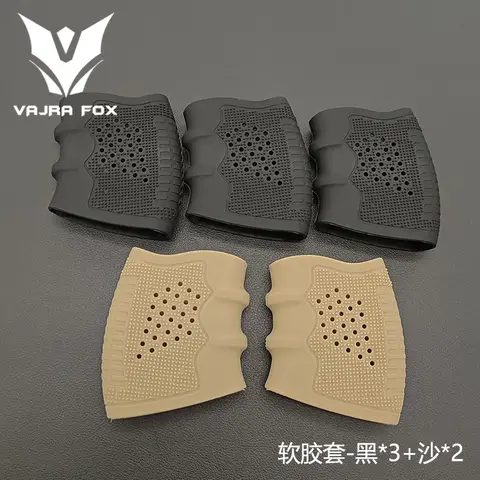 Tactical Universal Gun Grip Cover Fit Pistol Handle Non-Slip Rubber Cover Fit Gloc G17, G18, G19 Handle Accessories