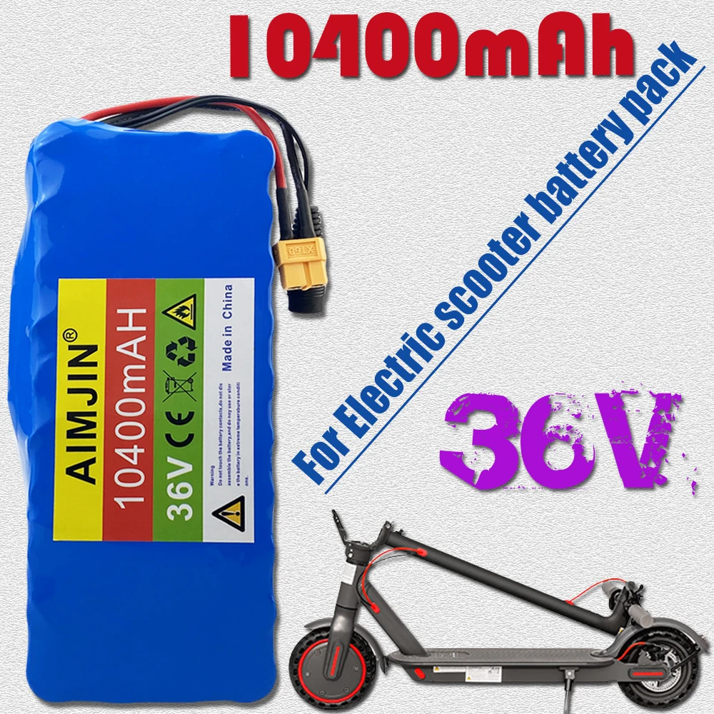 

10S4P 36V 10400mAh Electric Scooter Lithium Battery 18650 battery pack 36V 10.4Ah Electric Scooter Electric Scooter Battery 36v