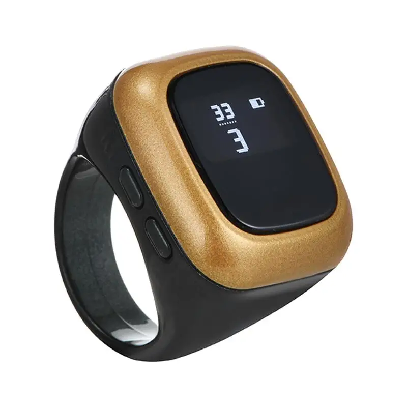 Prayer Counter Ring Multifunctional Counter Ring Digital Finger Counter Smart Counter For Prayer Alarm Clock Counter Finger Pray