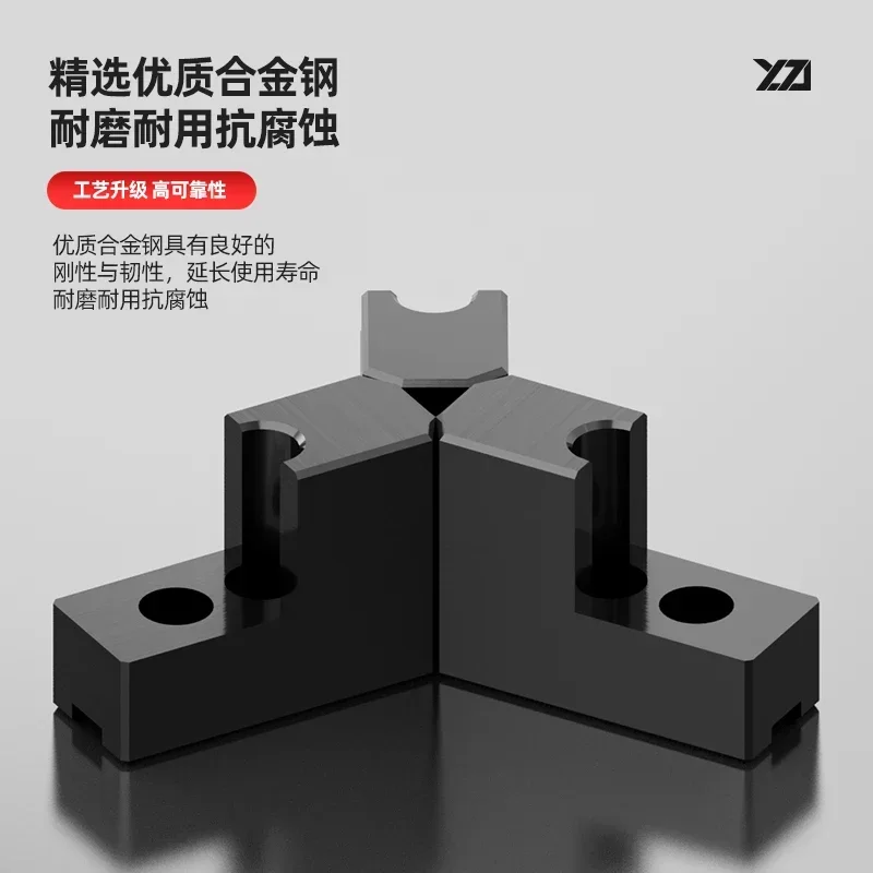 

CNC machine tool hydraulic chuck L-shaped raised and hardened claw 120 degrees angle 5 6 8 10 inches