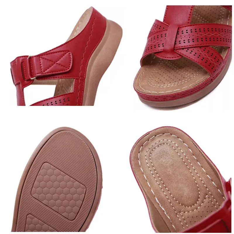 Chanclas ortopédicas correctoras de juanete para mujer, sandalias de verano para exteriores, zapatos planos de plataforma cómodos, zapatillas