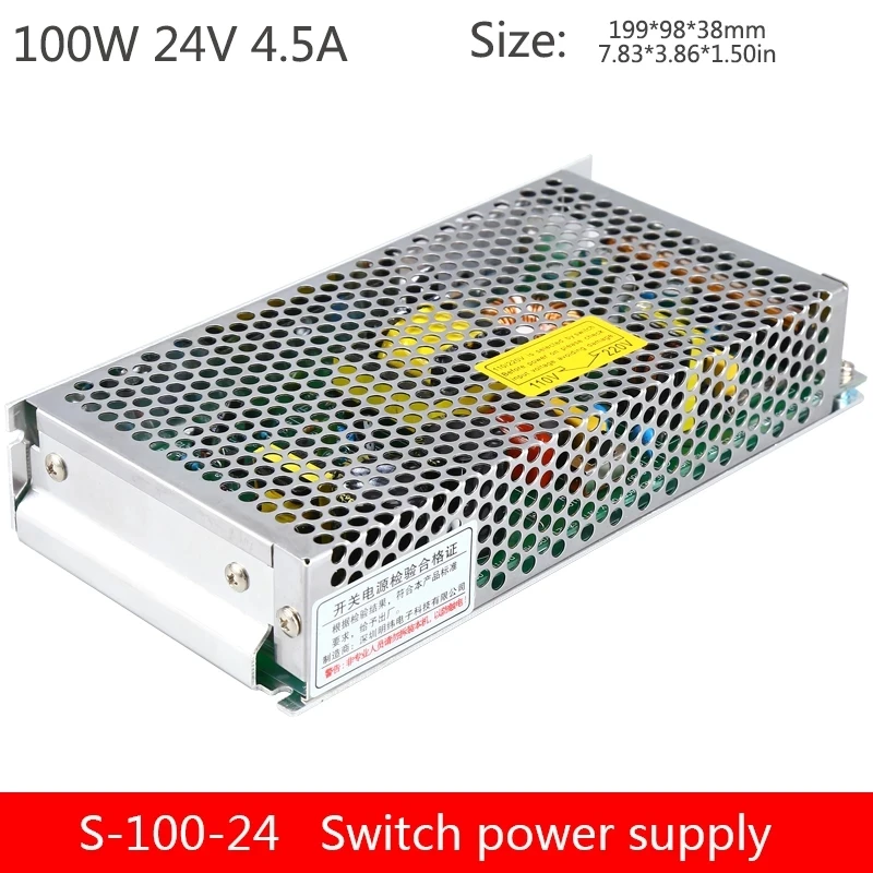 Single Group Low Power Switching Power Supply With Sufficient Power And Stable Performance 100W 200-240V 12V8.3A 24V4.1A 36V2.7A