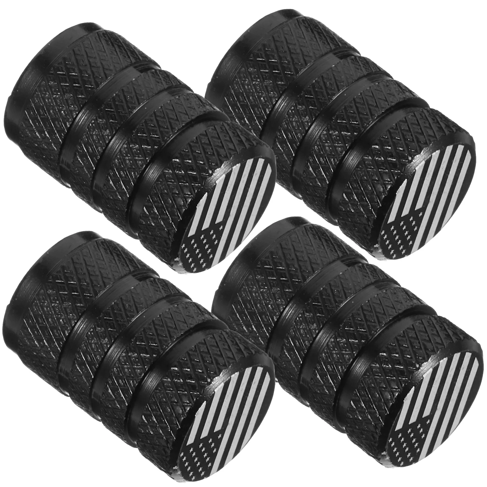 

4pcs Valve Caps Aluminum Alloy Anti Dust Stem Covers Truck Accessories Tyre Valve Dust Caps Car Tire
