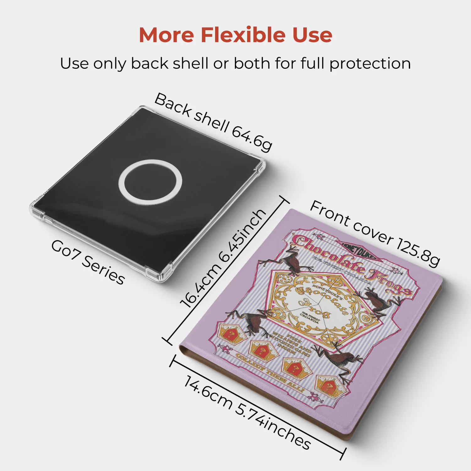 twosheep Magic Book Abnehmbare Magnetische Hülle Passend für Boox Go7 Go Color7 GenII GenI Leaf3 Leaf3c Leaf2 7" mit Auto-Sleep-Funktion – Detail 6