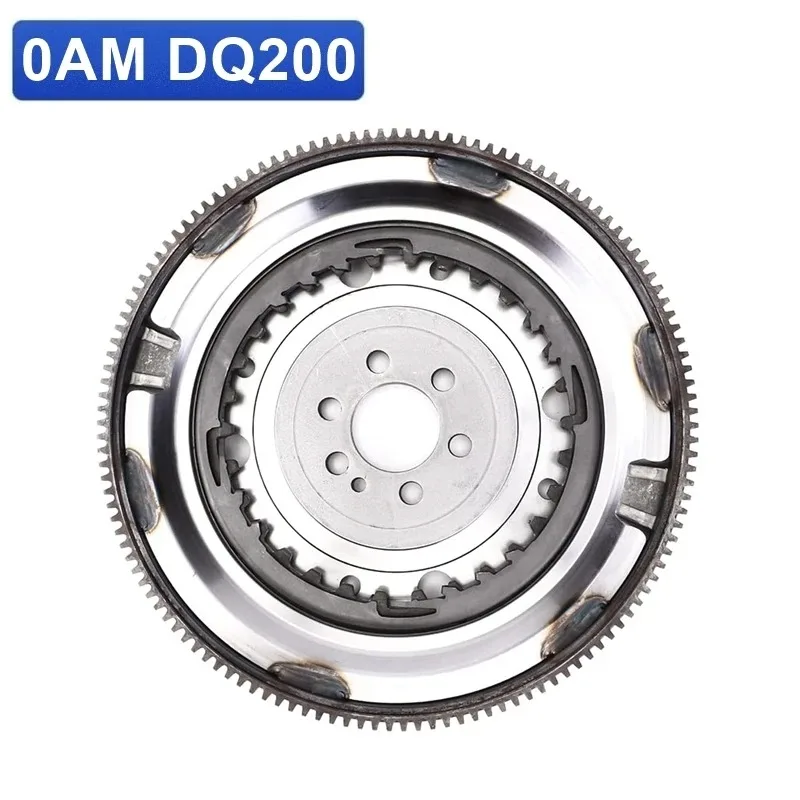 0AM DQ200 DSG7 Transmission Clutch Flywheel 7-Speed 6 Hole 132Teeth Fits for VW AUDI SKODA Sagitar Magotan Golf Lavida