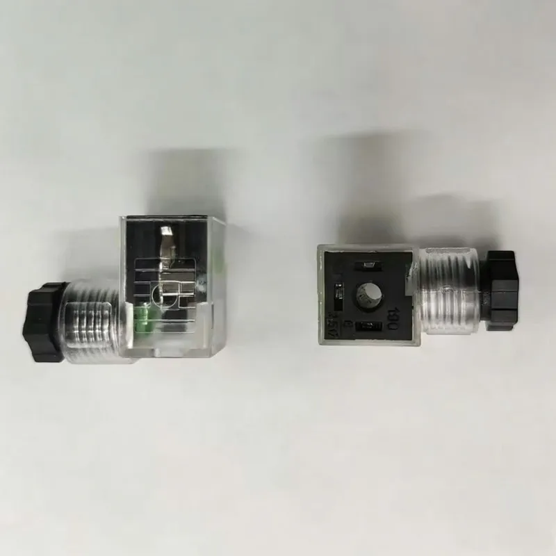 Bild 4: 5 Stück Luftventil-Magnetventil-Steckverbinder DIN43650C Typ 110 Stecker Anschlussdose Buchse Leichttyp C PIN-Abstand 9,4mm