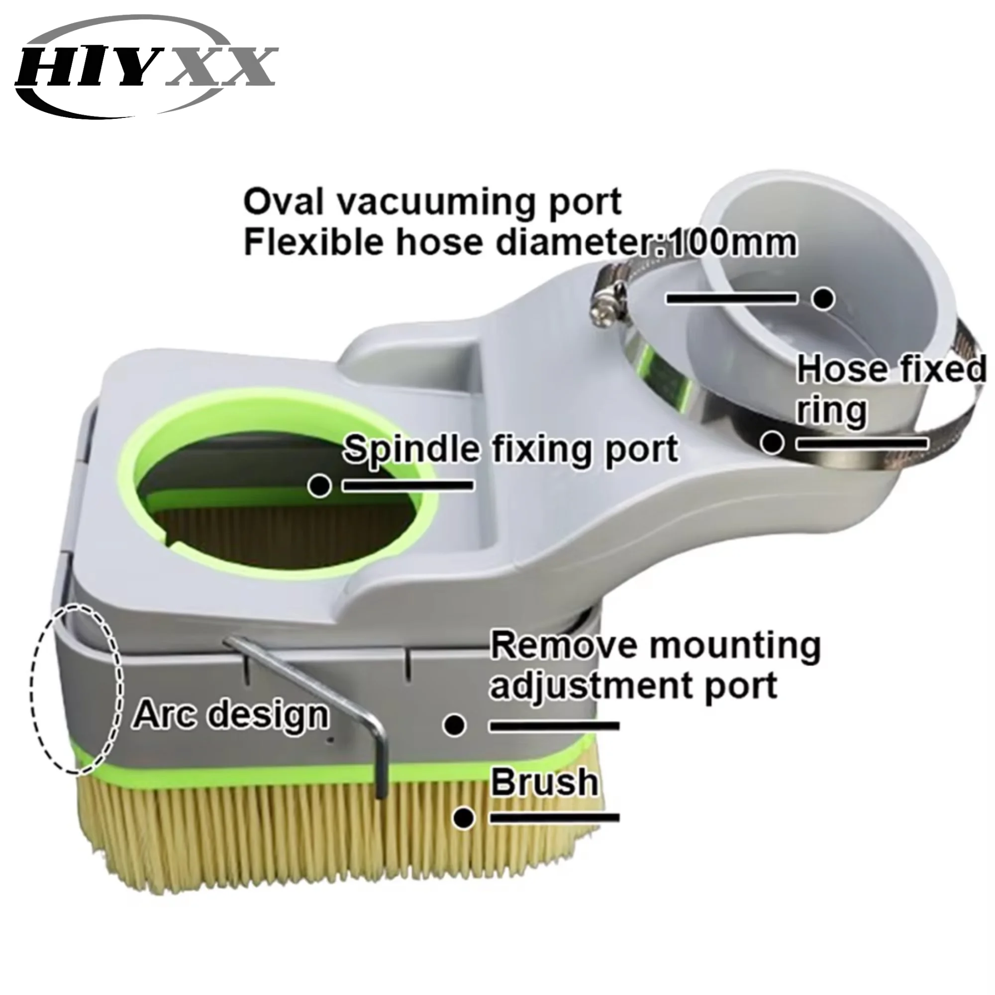 CNC Router Dust Shoe 70MM 75MM 80MM 85MM 90MM 100MM CNC Dust Boot Cleaner for Spindle Motor Router Machine Cover Dust Collecting