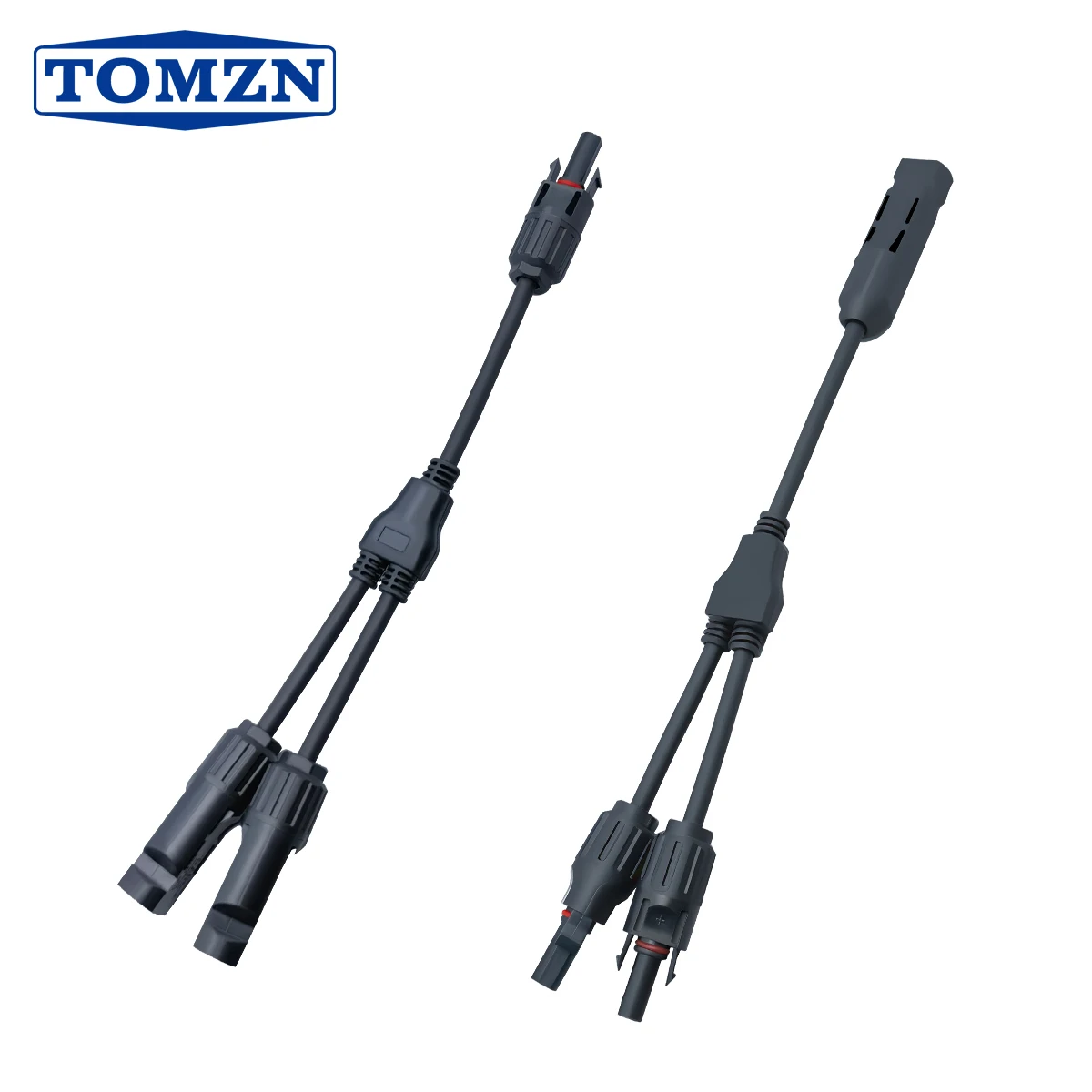 TOMZN Y-förmiger PV-Solarstecker 1-in-2-out mit Kabel 1000V 32A IP67 Staubdicht Wasserbeständig für Batteriepack Solarmodul