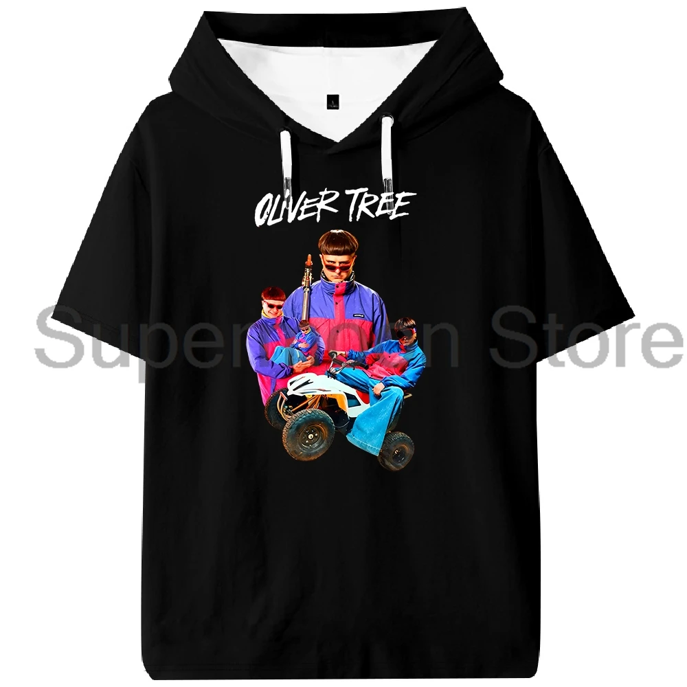 Oliver Tree Memorial Hooded T-shirt 2026 Rip Helicopter Crash Tribute Short Sleeve Tee Women Men Outdoor Streetwear Tops