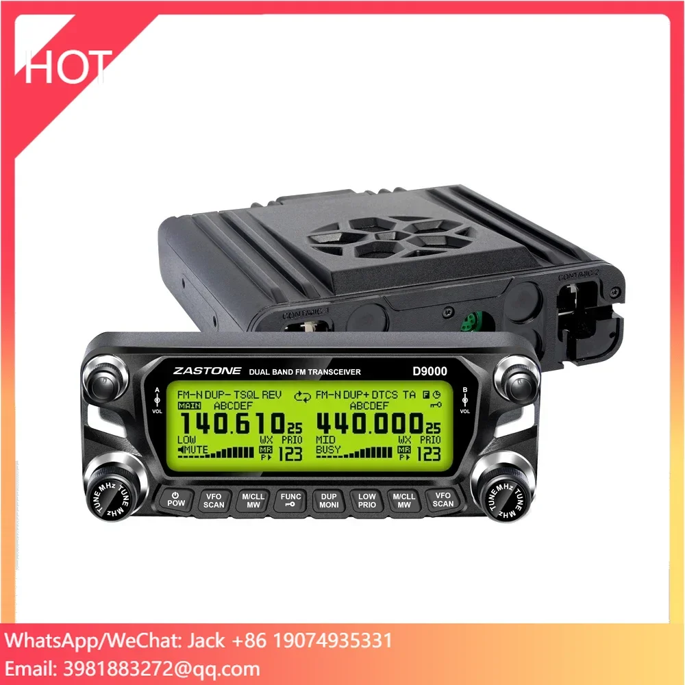 

Zastone D9000 50 Вт двухдиапазонная автомобильная рация, мобильная радиостанция, разделительная авиационная частота 118-136 МГц AM UHF VHF HAM радио