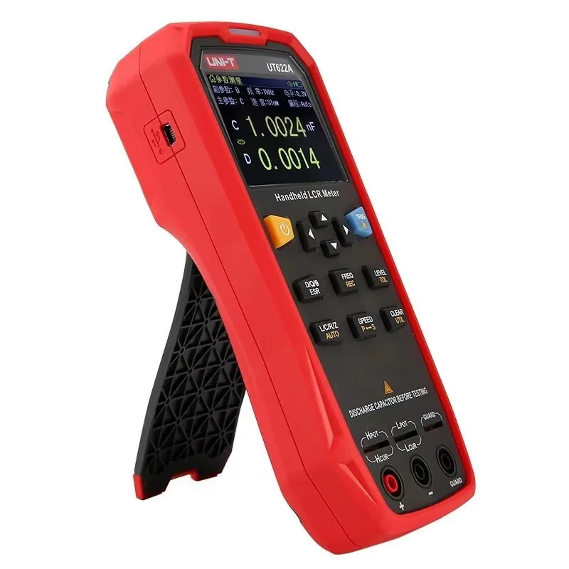 UT622A Digital Smart Hand Held Bridge Lcr Meter Electrical MultiMeter Tester 100khz Digital Capacimeter High Accuracy