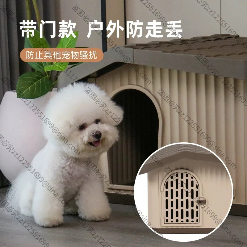 Suitable for Waterproof Outdoor Pet House Four Season Shelter for Small Dog Stray Cat