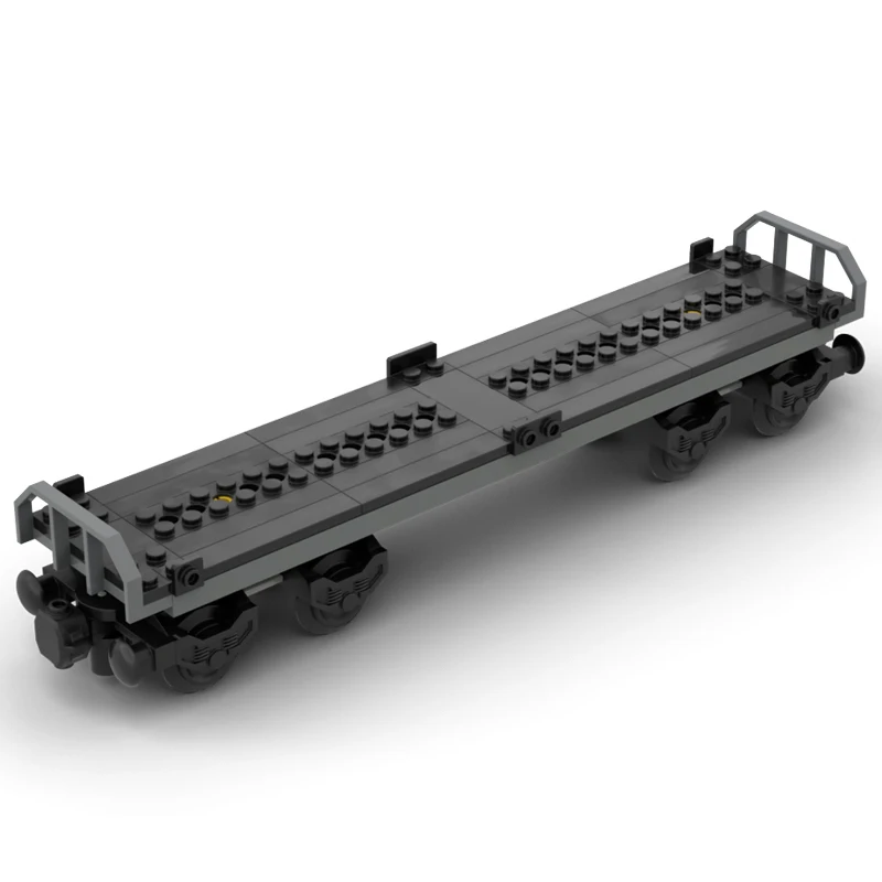 Nieuwe 73 Stuks Treincontainerwagen Voor 2X6X4 Generieke Containers Model Bouwsteen Diy Assemblage Baksteen Kinderen Speelgoed Verjaardagscadeau