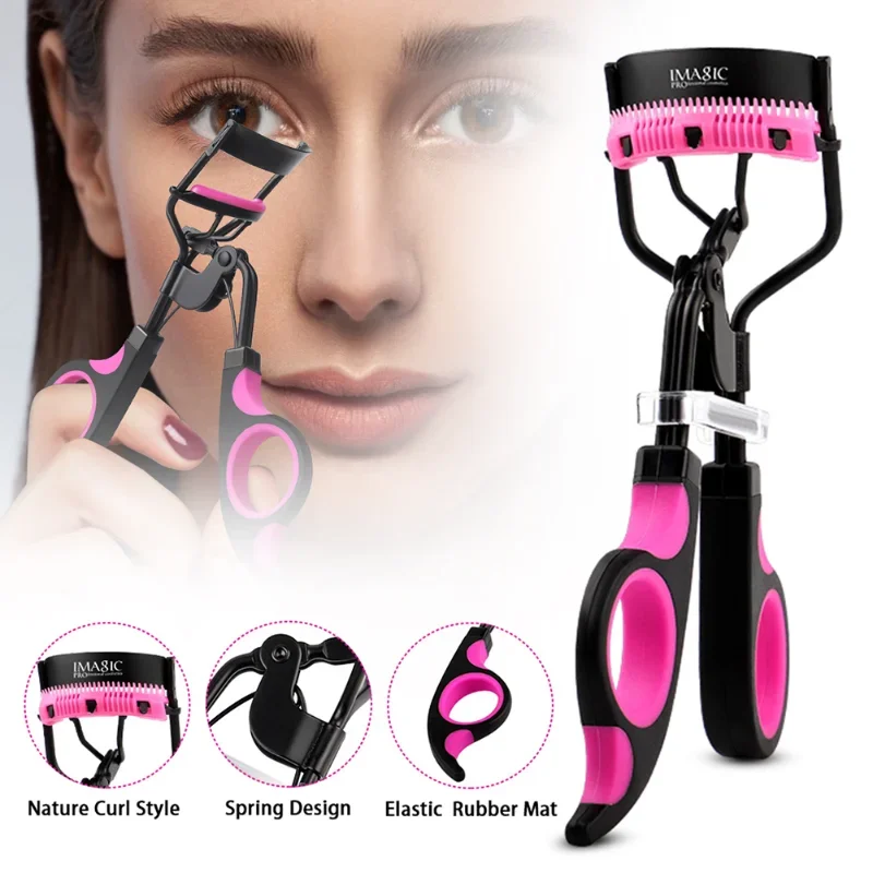 New Eyelashes Curling Tweezers Clips Eyelash Curler for Women Long Lasting Eyes Fits All Eye Shapes Make Up Accessories