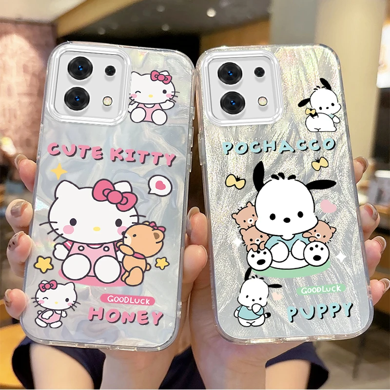 Sanrio Hello Kitty My Melody Cartoon Phone Case for Redmi Note 13 12 11 10 9 ProPlus 13C 12C 10C 9C A2 A1 Shockproof Matte Cover