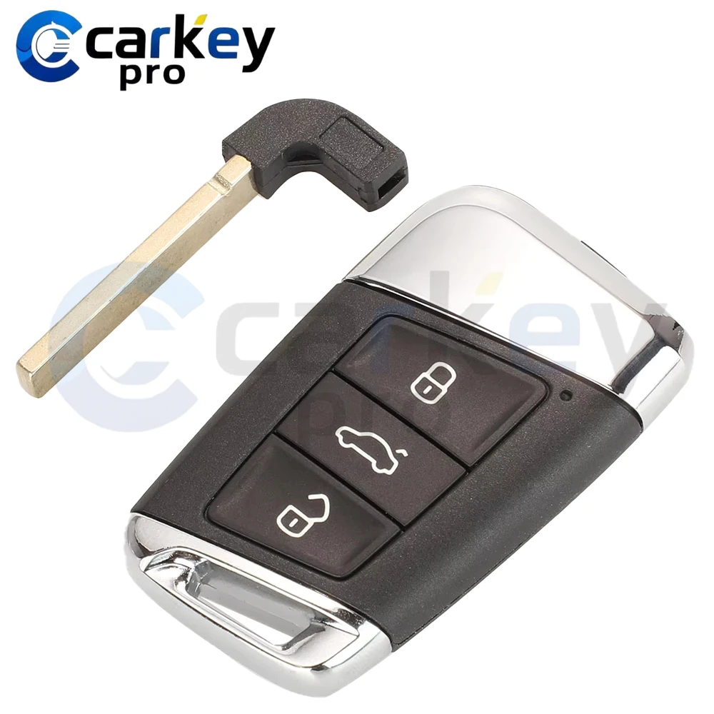 Carkeypro 3Buttons 433Mhz 3G0959752 Keyless Smart Key Megamos AES A2C84366005 For VW Passat B8 2017-2020