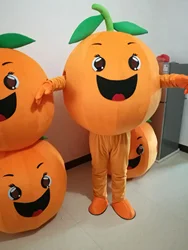 Christmas Orange Fruit Mascot Costume Suit Size Mascot Costume Suit Fancy Dress Cartoon Character Party Outfit Suit