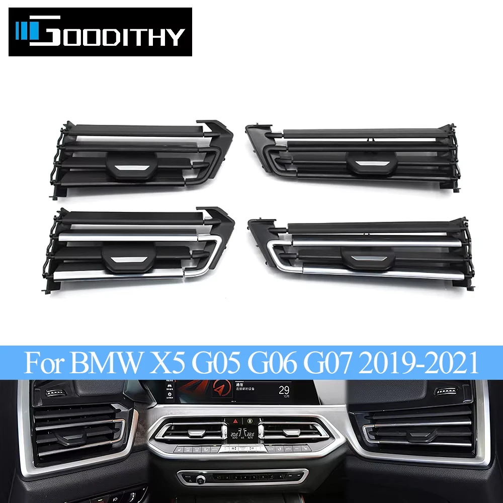 

Приборная панель автомобиля, передняя левая и правая решетка вентиляционного отверстия кондиционера, ремонтный комплект для BMW X5 X6 X7 серии G05 G06 G07 2019-2022
