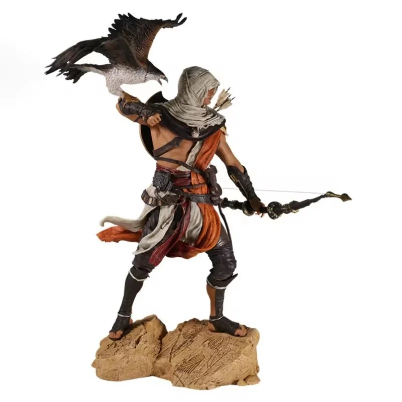 Personaggio Assassin\'S Creed Aya & Bayek Statua in PVC di alta qualità Action Figure Modello da collezione Giocattoli Decorazione della stanza