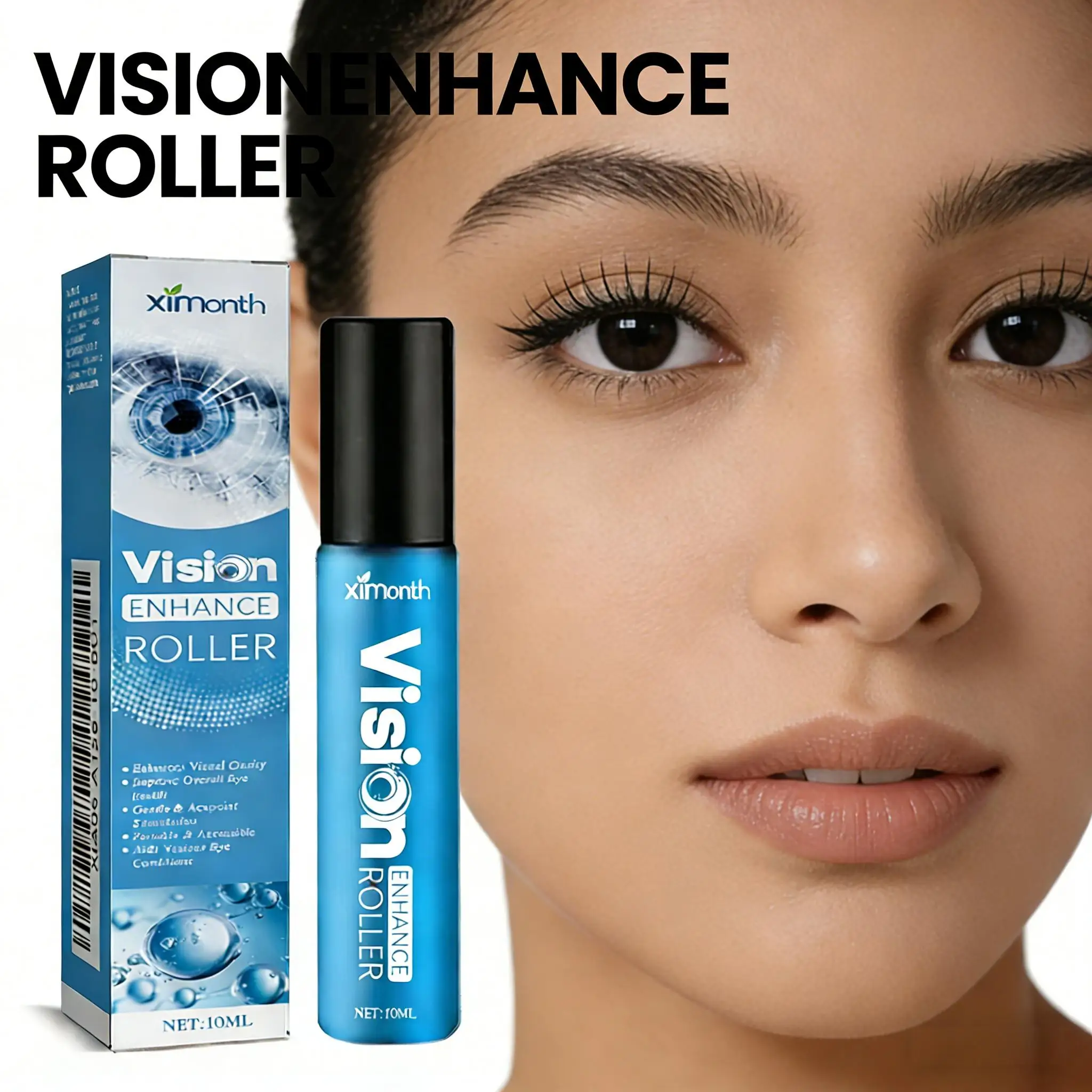 

Vision Enhance Roller Relieve Eye Fatigue Swelling Improve Blurred Vision Promote Visual Restore Eyesight Clear Essence Liquid