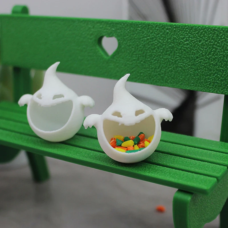 Adorable Miniature Halloween Decorations – Small Furniture for Dollhouse Scene