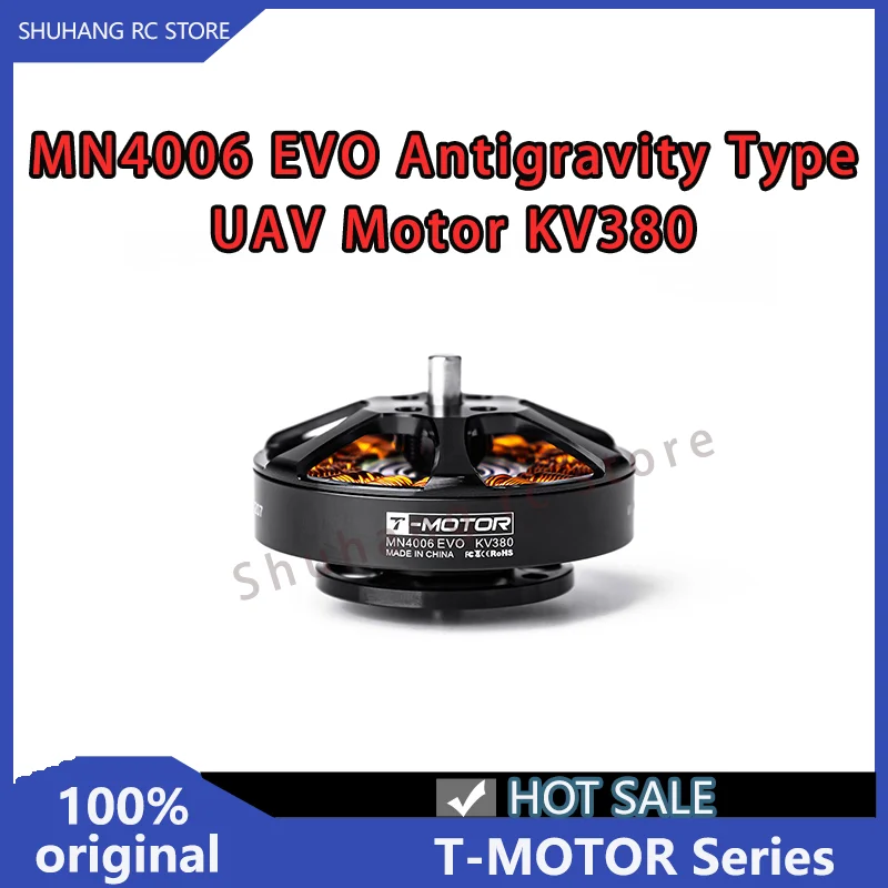 

Hot Sale T-MOTOR Antigravity MN4006 EVO KV380 Brushless Motor 2PCS/SET LiPo 6S Voltage Max 300W for UAV VTOL RC Drone Quadcopter