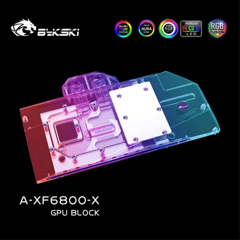 Bykski Water Block Use for XFX Radeon RX 6800 Speedster Merc 319 GPU / Video Card /Three-layer Structure Design A-XF6800-X