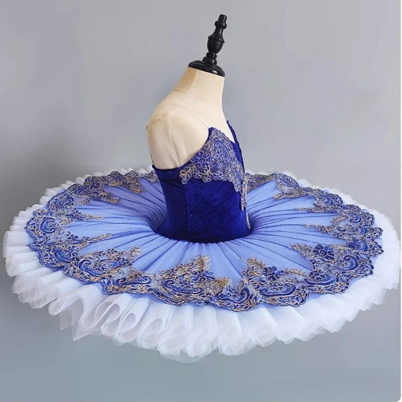 Ballet professionnel Tutu enfant enfants filles adultes PancakeTutu danse Giselle Paquita Ballet Costume ballerineBallet robe filles