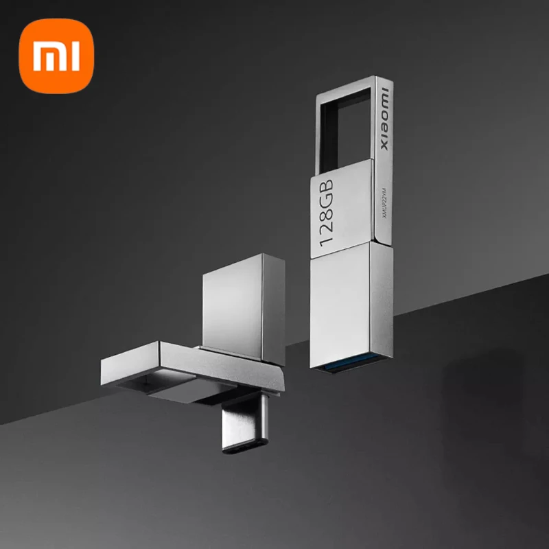 Xiaomi Dual Interface U Disk 64G Compatible with Dual Interface, High-speed Reading, Metal Shell, Compact and Portable