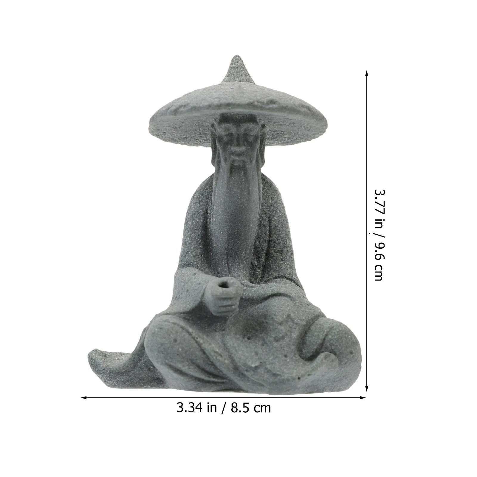 

1pc Fake Mountain Landscape Resin Fisherman For Aquarium Bonsai Tank Decor Rockery Ornament Desktop Nature Scene Statue