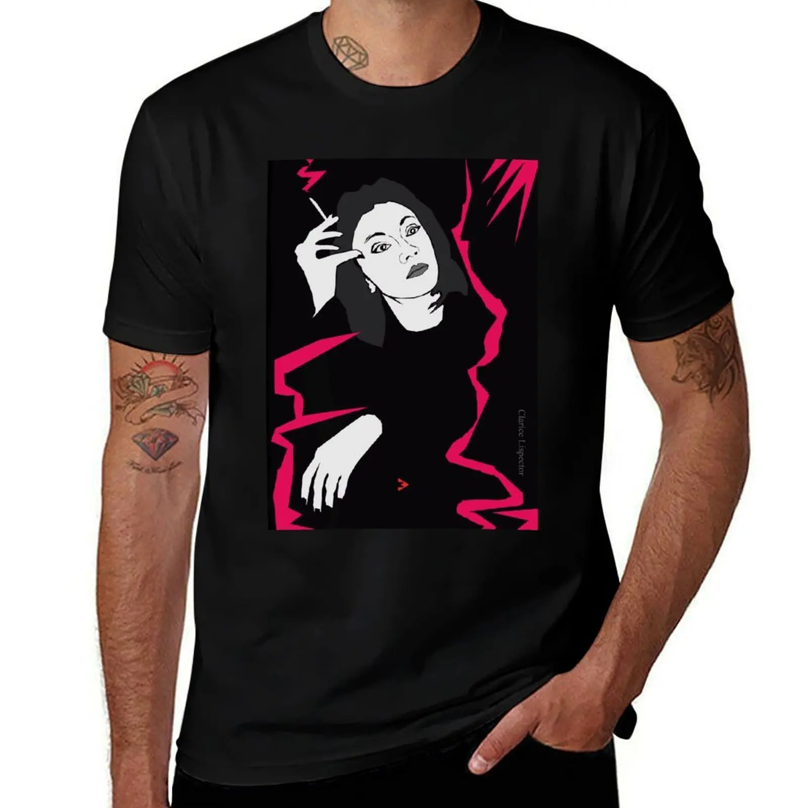 Clarice Lispector – A Brazilian Stream-of-consciousness T-Shirt Soft Basic Cotton Short Sleeve Tee T-Shirt