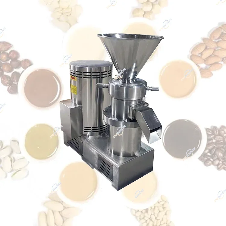 Commercial Colloid Mill Grinder Pistachio Hazelnut Almond Cashew Nut Sesame Paste Grinding Peanut Butter Making Machine